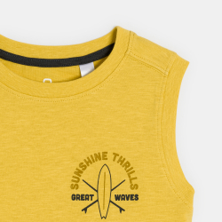 تانك توب بطبعة عبارة باللون...